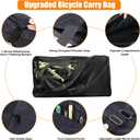 Bike Travel Bag,Upgraded 900D Mountain Bike Travel Bag with 3 Fixed Buckles,Strong Webbing and Seperate Compartments Inside,Large MTB Case for 26-29 inch Mountain Bicycle,55.1110.8231.29 inch