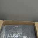 COTTEBED Luxury Reversible King Size Comforter Set, Soft Textured Chenille Cotton Stripe Modern Bedding Down Comforter, Lightweight All Season Use,1 Conforter 2 Pillow Sham (Grey,King/Cal King)