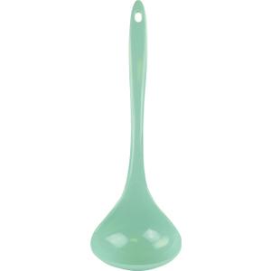 2 x Reston Lloyd Melamine Soup Ladle Kitchen Utensil, Premium Quality Utensil with Heat Resistant Ergonomic Handle, Durable BPA-Free Plastic, 10.5 inch long, One Piece, Seafoam