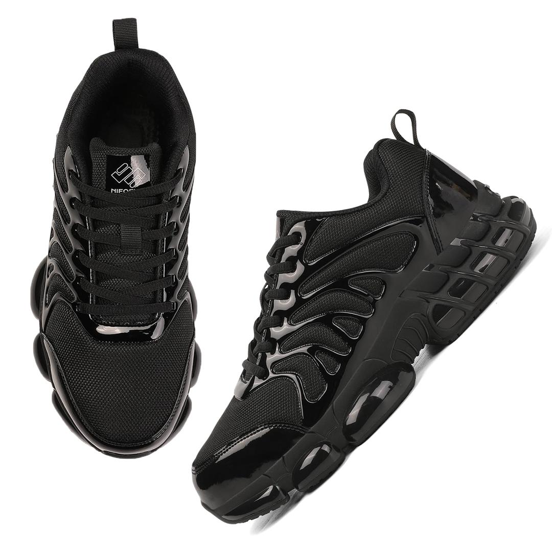 NIFOFISE Steel Toe Sneakers for Men Women Lightweight Work Shoes Safety Composite Toe Shoes Indestructible Air Cushion Zapatos de seguridad para, 42.5