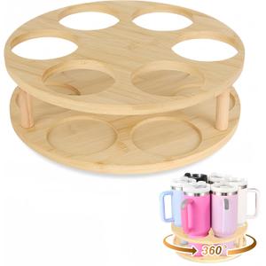 Large Water Bottle Organizer for Stanley Tumbler Cups, Kitchen Organizers and Storage, Hold 6 Bottles