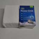 Serta Power Chill Queen Size Waterproof Mattress Cover, Soft and Breathable Cooling Mattress Protector, 15" Elastic Deep Pocket for Secure Fit, White