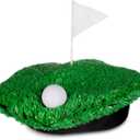 Windy City Novelties Hole-in-One Golf Turf Hat with Flag & Golfball