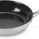 Essential Stainless Steel Set of 2 Non-Stick Round Frying Pan, 9.5" and 11 "