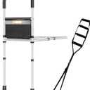 Bed Rails for Elderly Adults Safety,ASTM Approved Adjustable Bed Assist Rails For Seniors,Anti-Slip Ergonomic Handle,440lb Weight Capacity,Comes with storage bag,Night sensor light & Bed Ladder Assist