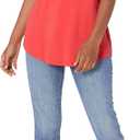 Amazon Essentials Women's Short-Sleeve Scoopneck Tunic, Pack of 2 (XS)