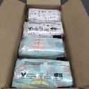 The Honest Company Clean Conscious Diapers for Sensitive Skin, Up to 100% Leakproof Hypoallergenic Fragrance-Free Baby Diapers, Gender Neutral Prints, Super Club Box, Size 1 (814 lbs), 136 Count (Above It All + Pattern Play)