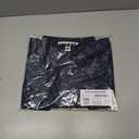 Women's Georgette Long Sleeve Relaxed-Fit Pockets Shirt (XX-Large, Navy)