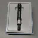 Microneedle Derma Roller Pen for Home Use - Microneedle Skin Care Tool for Men Women Home Use (Black)