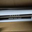 Cordless Mini Blinds for Indoor Windows, 34" W x 48" H, White Vinyl 1"