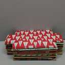 Zhanmai 25 Pcs Christmas Shipping Gift Boxes Small Holiday Mailing Cardboard Gifts Boxes Christmas Shipping Packaging Cases for Wrapping Holiday Goodie Present(4 x 8 x 2 Inch,Classic Style)