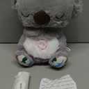 The Relief Koala Sleeping Plush Breathing, Koala Breathing Stuffed Animal Evoraco Soothing Evora Anxiety Relief Koalas Calm Sleeping Buddy Mush Plush with Heartbeat (1PC)