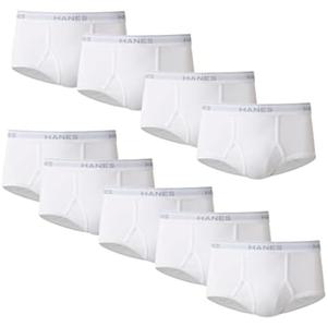 Hanes Pack, Cool & Breathable Cotton, Moisture-Wicking Underwear, Men's Briefs Pack Of 9, Medium