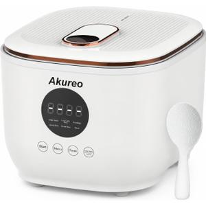 3L Healthy Low Carb Rice Cooker, Low Sugar Digital Steamer,Porridge,Soup,Quick Rice,White Rice,Stainless Steel Filter Basket，5 Cooking Functions,24H Timer & Auto Keep Warm