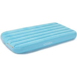 Set of 3: Intex 66803EP Cozy Kidz Inflatable Airbed: Fiber-Tech Velvety Soft Surface Carry Bag Included Color May Vary 34.5" x 62" x 7" (Pink 1, Blue 3)