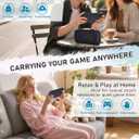 Carrying Case for Nintendo Switch 2 Model(2025), Portable Hard EVA Shell Travel Pouch with 10 Game Card Slots, Velvet Interior, Mesh Pocket, Water-Resistant Fabric, Lightweight Carrying Bag, Black