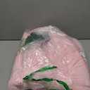 OLANLY Pink Round Rugs for Bedroom - Machine Washable, 4 ft Circle Area Rugs for Living Room, Soft and Fluffy Shaggy Carpet for Teen Girls and Boys, Nursery Rooms, Dorms, Home Decor Aesthetic