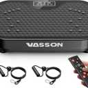 Vasson Vibration Plate Exercise Machine, Power Vibrating Shake Platform for Lymphatic Drainage, Whole Body Vibrate Waver Fitness, Full Body Shaking Board for Home Workouts, Weight Loss, Women (Black)