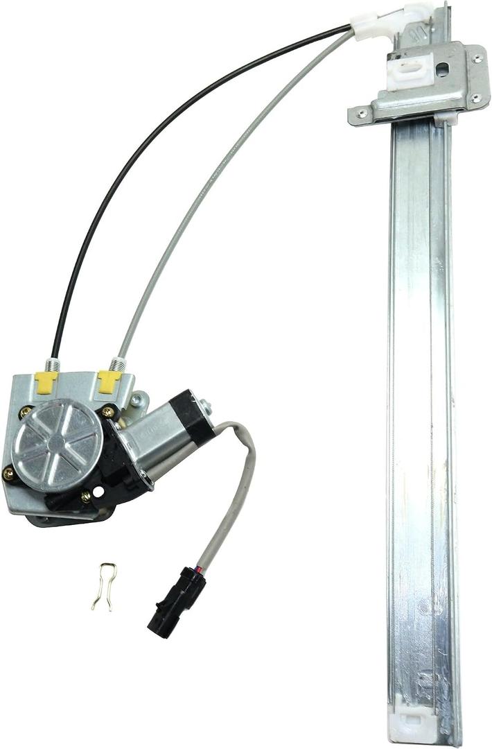 JC Whitney Window Regulator Compatible with 2002-2006 Jeep Liberty for Models with One-Touch Switch Rear, Driver Side JJ491708