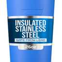 Ice Shaker Insulated Stainless Steel Shaker Bottle | 26oz, Royal | Cold for 30+ Hours | Insulated Cup with Twist-on Agitator | Odor-Free Bottle for Protein Shakes, Water, Smoothies, Cocktails