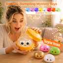 Dumpling Squishy Mystery Box, Cute Squishy Dumpling Toy, Slow Rising Squeeze Toy, Sensory Fidget Toys for Anxiety Relief, Perfect for Party Favors, Birthday Gifts & Desk Toys