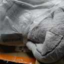 INVENHO Medium Dog Beds for Medium Dogs Washable, Rectangle Dog Bed Medium Size Dog, Orthopedic Dog Bed, Warming Soft Calming Sleeping Puppy Bed Durable Pet Bed with Anti-Slip Bottom M(30"x24"x9") (Grey)