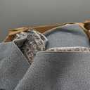 Washable Area Rug 10'x14' Boho Design Non-Shedding Easy Care Ideal for High Traffic Areas in Living Room Bedroom Office Coffee Table Kitchen Large Carpet (Blue-brown Pattern)