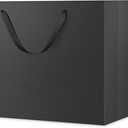 JINMING 4 Extra Large Gift Bags 16x6x12 Inches, Matte Black Gift Bags, Premium Gift Bags with Handles for Mother's Day, Father's Day and All Occasions