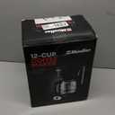 Mueller 12-Cup Drip Coffee Maker - Borosilicate Carafe, Auto-Off, Reusable Filter, Anti-Drip, Keep-Warm Function, Clear Water Level Window Coffee Machine, Kitchen Essentials & Accessories (Black)