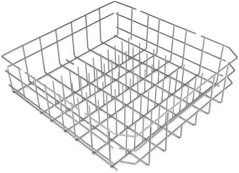 Upgraded W10728159 W10525646 OEM Dishwasher Lower Dishrack for Kitchenaid Dishwasher, W10082825 Dishwasher Lower Rack Fit for Maytag Dishwasher Rack Parts 22" Deep by 20 1/2" Wide 3-Year Service