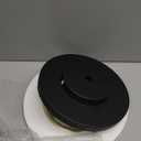 Round Side Table, Small Drink Table for Small Spaces, Modern Accent End Table with Metal Leg for Living Room, Bedroom, Corners, and Office (Marble)