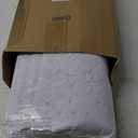 Oudain 5 Pack Waterproof Felt White Papel Picado Banner, 85 ft Papel Picado Baby Shower White Mexican Banner Cielito Lindo Fiesta Wedding Birthday Dia De Los Muertos Party Decoration, 5 Patterns