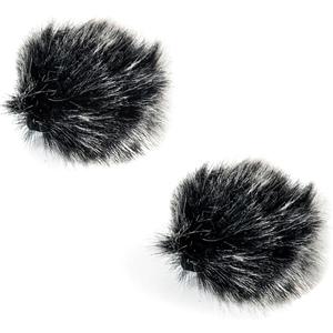 4 x Hollyland Furry Windshield(2Pcs) for Lark Max Wireless Microphone System-Black