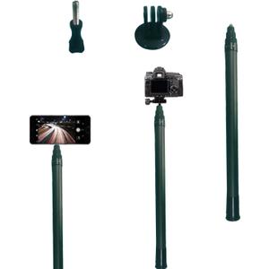 5.4ft Long Invisible Selfie Stick - Carbon Fiber Monopod (65in/165cm) for X4, X3, ONE X2, ONE R, ONE X, GO 3S, 3, 2 - Lightweight & Portable Extension Pole for 360 Cameras