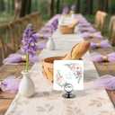 Urban Deco 16 PK Table Card Holder Place Card Holders Steel Card Holders for Photos, Food Signs, Memo Notes, Weddings, Restaurants, Birthday (Black)