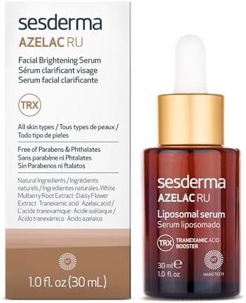 Sesderma AZELAC RU Liposomal Facial Serum 1.0 fl. Oz for Sun Spots, Age Spots and Hyperpigmentation