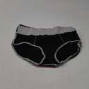 Annenmy Postpartum Underwear Women High Waisted Cotton Underwear Breathable C Section Panties Tummy Control Briefs (3X-Large, Black/Gray/Pink/Navy Blue/Purple/Red)