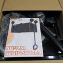 Wagons Carts Foldable, Lightweight Portable Utility Shopping Cart with Wheels, Folding Grocery Wagon Cart for Grocery, Camping, Shopping, Beach, Garden, Sports Black (100L)