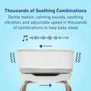 Graco SmartSense Soothing Baby Bassinet Smart Newborn Bassinet Detects and Automatically Responds to Baby's Cries for Newborn Babies to 6 Months