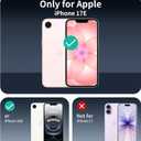 4-Pack Camera Lens Protector for iPhone 17e/16e, 9H Tempered Glass Camera Cover Screen Protector Accessories, HD Clarity, Anti-scratch, Case Friendly, Shockproof Full Protective