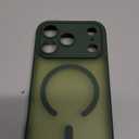 Symcele Designed for iPhone 17 Pro Case, Compatible with MagSafe, [Camera Protection] [15FT Military Drop Protection] Shockproof Translucent Matte Anti-Slip Phone Case, 6.3", Alpine Green