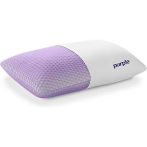 Purple Harmony Pillow - Medium Loft, Cooling Gel Neck Pillow | Side Sleeper Pillow, Weightless Medium Feel, GelFlex Grid and Talalay Latex Foam for Pressure-Relieving Support 33" x 14"