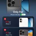 FNTCASE for iPhone 17 Pro-Max Case: with Kickstand [Built-in Screen Protector & Belt Clip] [Compatible with MagSafe] Military Grade Shockproof Rugged Hard TPU Magnetic Phone Cover Blue