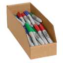 BOX USA BBINMT412K Open Top Bin Boxes, 4" x 12" x 4 1/2", Kraft (Pack of 50)