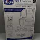 Chicco KidFit ClearTex Plus 2-in-1 Belt-Positioning Booster Car Seat, Backless and High Back Booster Seat, for Children Aged 4 Years and up and 40-100 lbs. | Reef/Navy