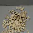 Blulu 96 Pcs Wooden Greek Letters Bulk Unfinished Wood Greek Alphabets Letters for Sorority Fraternity Paddle DIY Painting Crafts Arts Project Home Wall Decor(2 Inch)