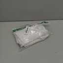 XTMYI Farmhouse Kitchen Curtains 36 Inch Length Set of 2 Panels Short Linen Textured Boho Cafe Curtain Tiers Semi Sheer Small Curtains for Bathroom Windows RV Trailers White