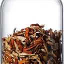 Large Glass Jars with Airtight Wooden Lid, Food Storage Glass Canister, Clear Cereal Storage Container for Flour, Sugar, Coffee Beans, Snack (67 FL OZ (2000ml)