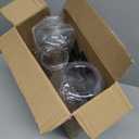 Galasily 3 Pack Laundry Detergent Dispenser Container with Tray, 54OZ Liquid Laundry Soap Dispenser with 12 Labels, Black Laundry Room Organization for Powder, and Fabric Softener