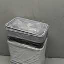 3 Pack Automatic Small Bathroom Trash Can with Lid - 2.5 Gallon Touchless Garbage Can, Motion Sensor Smart Trash Bin, Slim Dog Proof Trashcan, Waterproof Plastic Wastebasket for Bedroom Office Kitchen (Black/White/Grey)